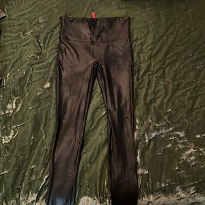 Leather Spanx Leggings Size L